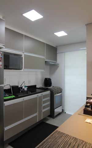 Apartamento à venda com 46m², 1 quarto e 1 vagaCozinha