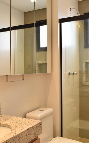 Apartamento para alugar com 70m², 2 quartos e 1 vagaBanheiro da Suíte