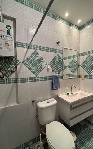 Apartamento à venda com 50m², 1 quarto e sem vagaBanheiro social
