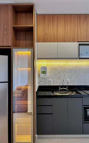 Apartamento para alugar com 53m², 1 quarto e sem vaga Apartamento para alugar com 53m², 1 quarto e sem vagaCozinha