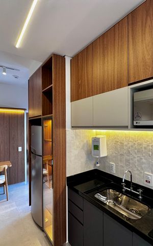 Apartamento para alugar com 53m², 1 quarto e sem vaga Apartamento para alugar com 53m², 1 quarto e sem vagaCozinha