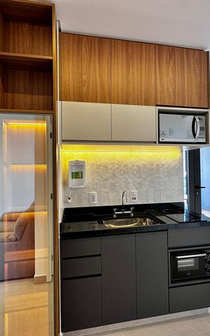 Apartamento para alugar com 53m², 1 quarto e sem vaga Apartamento para alugar com 53m², 1 quarto e sem vagaCozinha