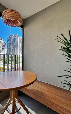 Apartamento para alugar com 53m², 1 quarto e sem vaga Apartamento para alugar com 53m², 1 quarto e sem vagaVaranda