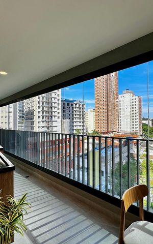 Apartamento para alugar com 53m², 1 quarto e sem vaga Apartamento para alugar com 53m², 1 quarto e sem vagaVaranda