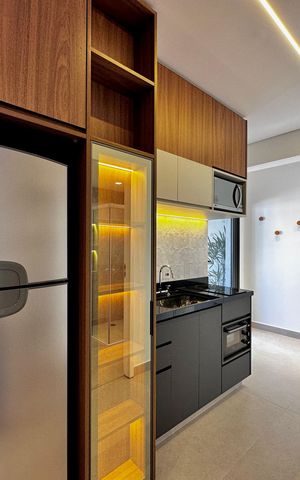 Apartamento para alugar com 53m², 1 quarto e sem vaga Apartamento para alugar com 53m², 1 quarto e sem vagaCozinha