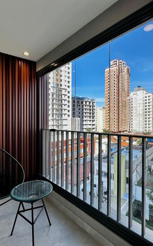Apartamento para alugar com 53m², 1 quarto e sem vaga Apartamento para alugar com 53m², 1 quarto e sem vagaVaranda