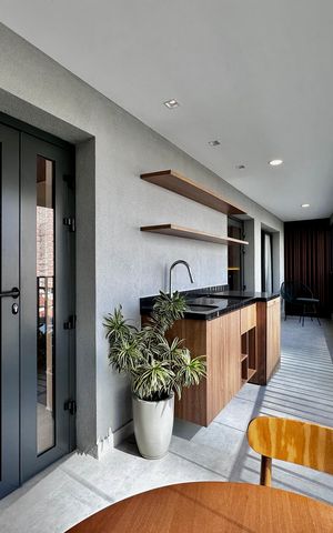 Apartamento para alugar com 53m², 1 quarto e sem vaga Apartamento para alugar com 53m², 1 quarto e sem vagaVaranda