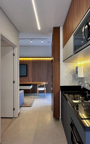Apartamento para alugar com 53m², 1 quarto e sem vaga Apartamento para alugar com 53m², 1 quarto e sem vagaCozinha