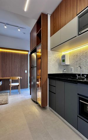 Apartamento para alugar com 53m², 1 quarto e sem vaga Apartamento para alugar com 53m², 1 quarto e sem vagaCozinha