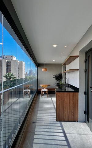 Apartamento para alugar com 53m², 1 quarto e sem vaga Apartamento para alugar com 53m², 1 quarto e sem vagaVaranda