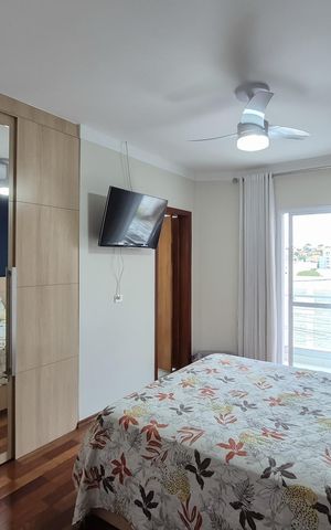 Casa à venda com 217m², 3 quartos e 5 vagasQuarto 1 ( Suíte )