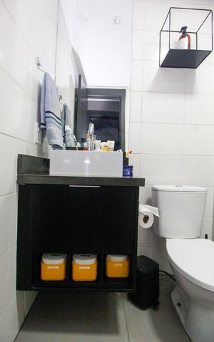 Apartamento à venda com 55m², 2 quartos e 1 vagaBanheiro da Suíte
