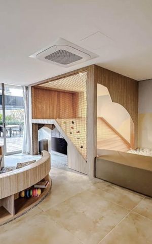 Studio para alugar com 27m², 1 quarto e sem vaga Studio para alugar com 27m², 1 quarto e sem vagaÁrea comum - Brinquedoteca