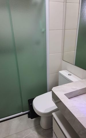 Apartamento para alugar com 49m², 2 quartos e 1 vaga Apartamento para alugar com 49m², 2 quartos e 1 vagaBanheiro
