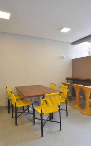Apartamento à venda com 40m², 2 quartos e sem vagaÁrea comum - Churrasqueira