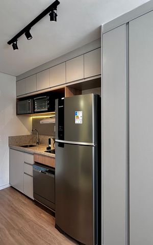 Studio à venda com 24m², 0 quarto e sem vaga Studio à venda com 24m², 0 quarto e sem vagaCozinha