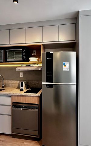Studio à venda com 24m², 0 quarto e sem vaga Studio à venda com 24m², 0 quarto e sem vagaCozinha