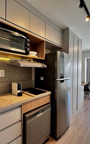 Studio à venda com 24m², 0 quarto e sem vaga Studio à venda com 24m², 0 quarto e sem vagaCozinha