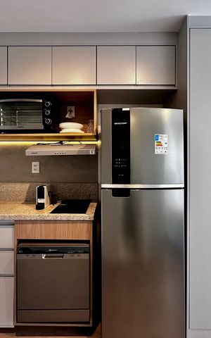Studio à venda com 24m², 0 quarto e sem vaga Studio à venda com 24m², 0 quarto e sem vagaCozinha