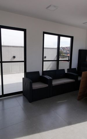 Studio para alugar com 29m², 1 quarto e sem vagaÁrea comum - Salão de festas