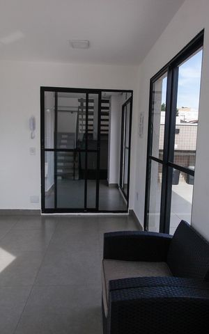 Studio para alugar com 29m², 1 quarto e sem vagaÁrea comum - Salão de festas
