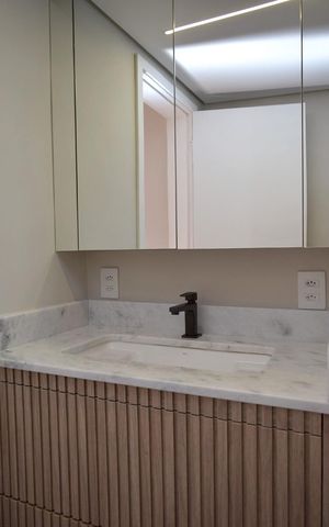 Apartamento à venda com 64m², 1 quarto e 1 vagaBanheiro da Suíte