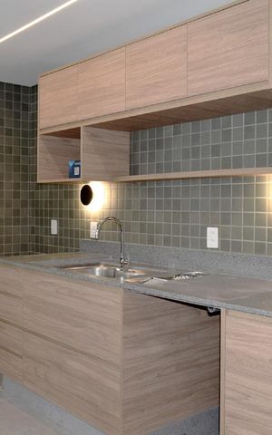 Apartamento à venda com 64m², 1 quarto e 1 vagaCozinha