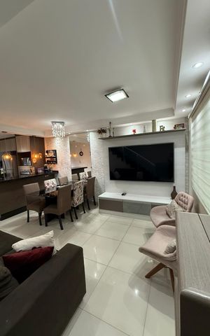 Casa de condomínio à venda com 130m², 3 quartos e 2 vagas Casa de condomínio à venda com 130m², 3 quartos e 2 vagasSala