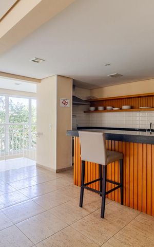 Apartamento para alugar com 49m², 2 quartos e 1 vagaÁrea comum - Salão de festas
