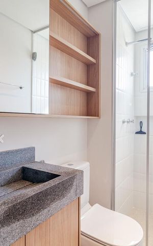 Apartamento para alugar com 49m², 2 quartos e 1 vagaBanheiro