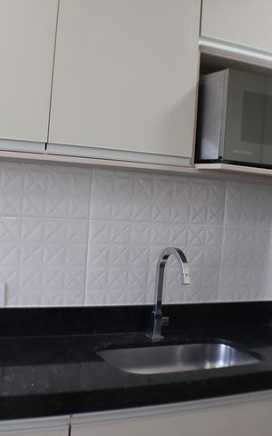Apartamento para alugar com 55m², 2 quartos e 2 vagas Apartamento para alugar com 55m², 2 quartos e 2 vagasCozinha
