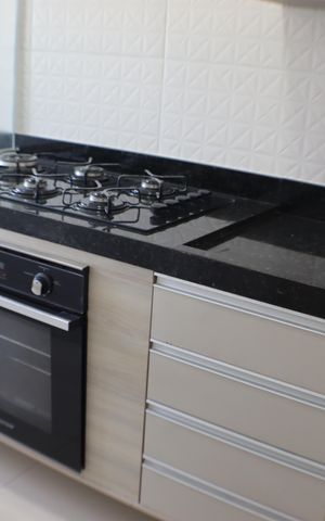 Apartamento para alugar com 55m², 2 quartos e 2 vagas Apartamento para alugar com 55m², 2 quartos e 2 vagasCozinha
