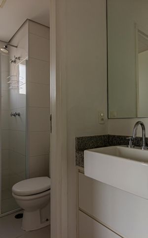 Apartamento para alugar com 42m², 1 quarto e 1 vaga Apartamento para alugar com 42m², 1 quarto e 1 vagaBanheiro