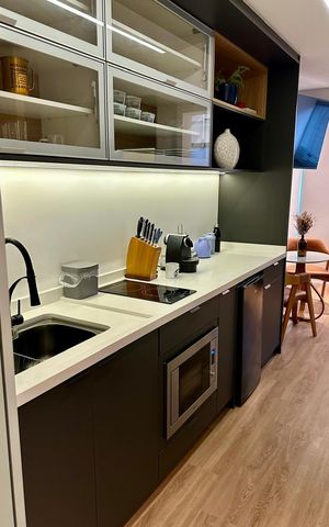Studio à venda com 26m², 1 quarto e sem vaga Studio à venda com 26m², 1 quarto e sem vagaCozinha