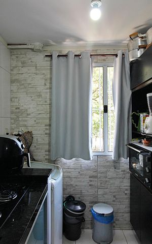 Apartamento à venda com 47m², 2 quartos e sem vagaCozinha e Área de Serviço
