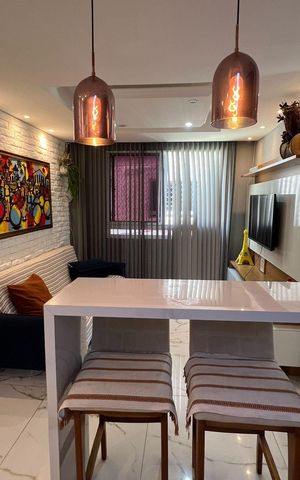 Apartamento à venda com 45m², 2 quartos e 1 vaga