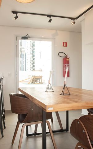 Studio à venda com 26m², 1 quarto e sem vagaÁrea comum - Espaço gourmet