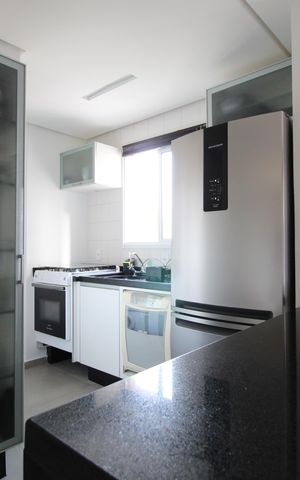 Studio à venda com 50m², 1 quarto e 1 vagaCozinha