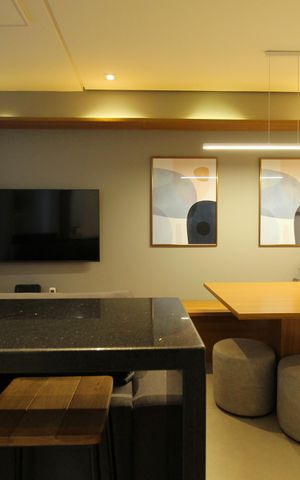 Studio à venda com 50m², 1 quarto e 1 vagaSala
