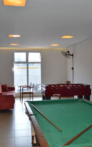 Apartamento para alugar com 50m², 2 quartos e 1 vagaÁrea comum - Salão de jogos