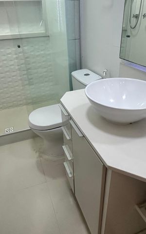 Apartamento para alugar com 109m², 3 quartos e 3 vagas Apartamento para alugar com 109m², 3 quartos e 3 vagasBanheiro social