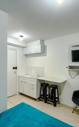 Studio à venda com 15m², 1 quarto e sem vagaStudio