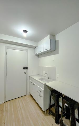 Studio à venda com 15m², 1 quarto e sem vagaCozinha