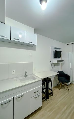Studio à venda com 15m², 1 quarto e sem vagaCozinha
