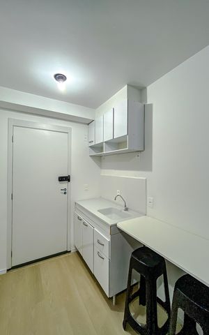 Studio à venda com 15m², 1 quarto e sem vagaCozinha