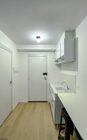 Studio à venda com 15m², 1 quarto e sem vagaCozinha