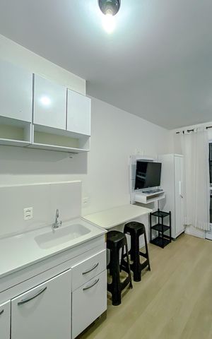Studio à venda com 15m², 1 quarto e sem vagaCozinha