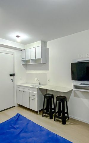 Studio à venda com 15m², 1 quarto e sem vagaStudio