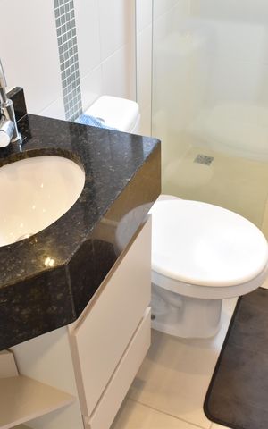 Studio para alugar com 42m², 1 quarto e sem vagaBanheiro