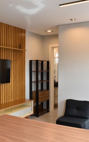 Studio para alugar com 42m², 1 quarto e sem vagaSala